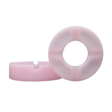 Silicone AshTray Round Mould With Lid Cigarette Holder Outdoor Pub Multicolour