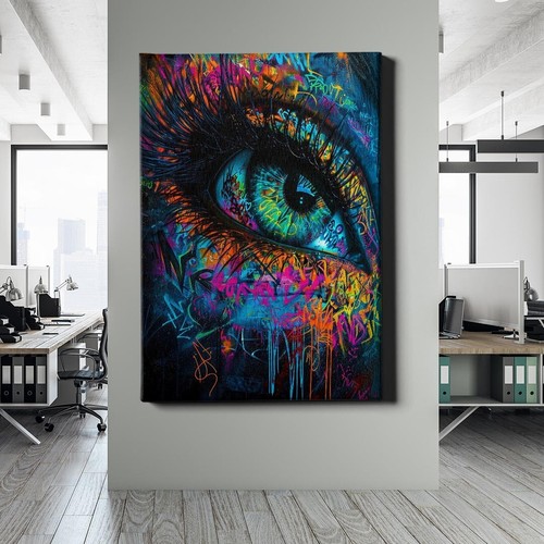 Canvas picture eyes - picture,