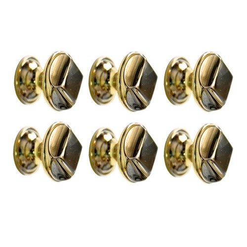 Cabinet knob bright cast - bright,