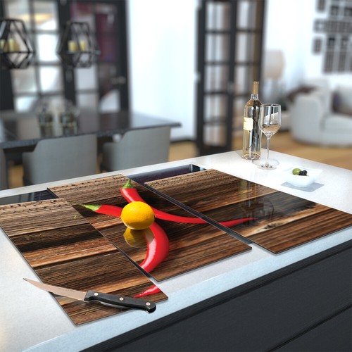 Glass hob cover chopping - hob,