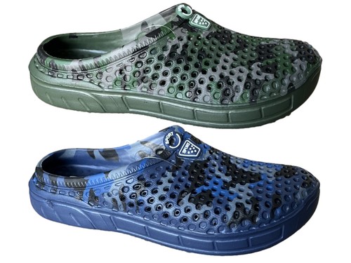 Mens eva clogs slip ons - eva, camo