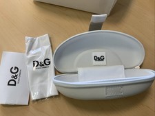 DOLCE GABBANA White Zipper Case