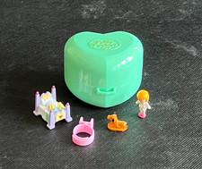 POLLY  POCKET MIDGES BEDTIME RING AND RING CASE  1991 100% COMPLETE EX CON
