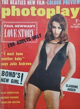 PHOTOPLAY JUL 1965 BOND, THUNDERBALL, AUGER, CONNERY, THE BEATLES, JULIE ANDREWS