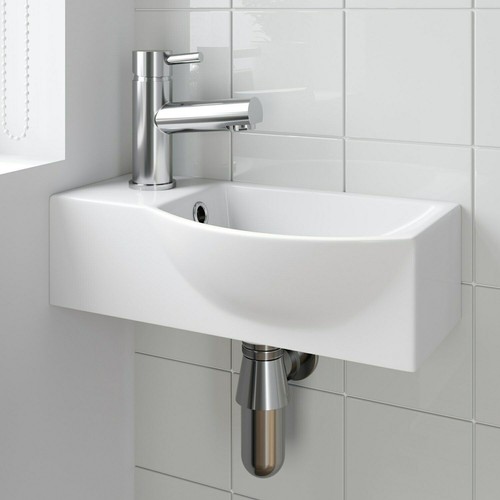 Bathroom wall hung basin - bathroom,