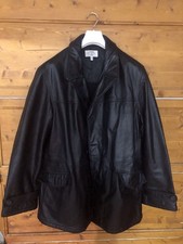 Giorgio Armani Men’s Leather Jacket Size XXL Very Good Condition