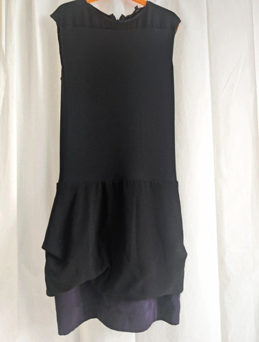 Maje black shift knee - black,