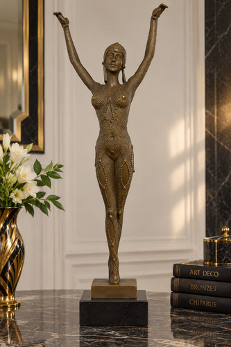 Stunning large art deco lady - stunning,