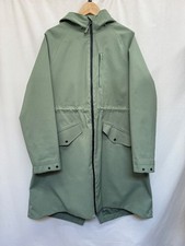 M&S GOOD MOVE Sage Green Hooded Lightweight Rain Coat UK 14 CG H08