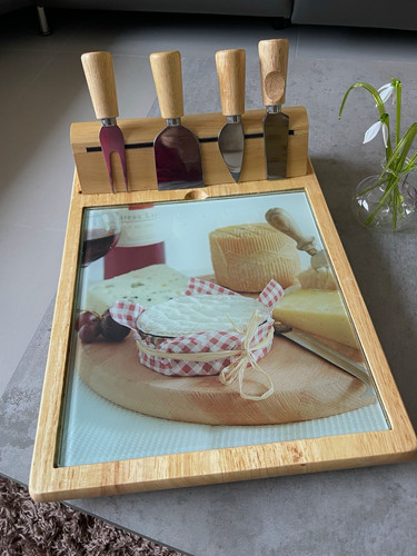 Cheese board set - cheese, with