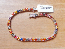 Natural Multi Sapphire Tennis