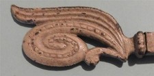 1 Victorian cast iron curtain