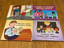 FOUR USEFUL BOOKS FOR FOSTER CARERS BY SIR JOHN TIMPSON, ALL NEW