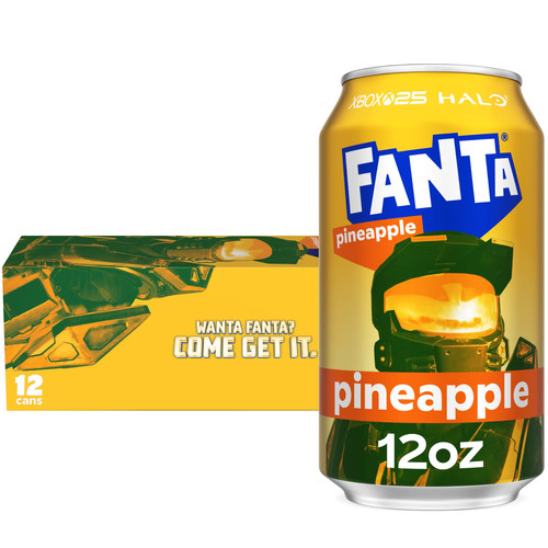 Fanta pineapple soda - pineapple, pop