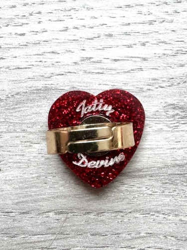 Tatty devine red - devine, glitter