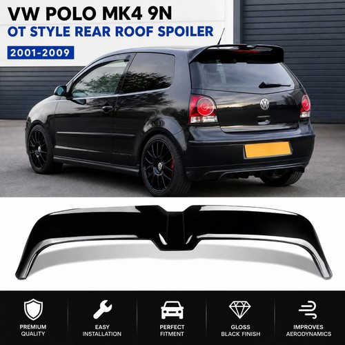 Polo gloss black rear - gloss,