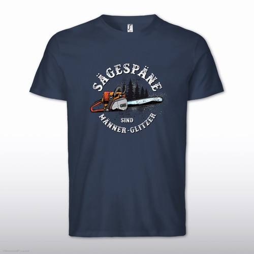 Fun shirt wood sawdust men - wood,
