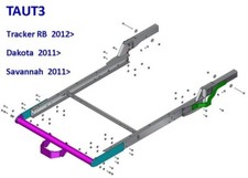 Towtrust Fixed Flange Towbar
