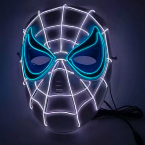 Led superhero masks - led, spider-man
