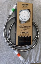 Mira Response Shower Head + EXTRA LONG 2m Hose - See Pics - Buy It Now £49.95