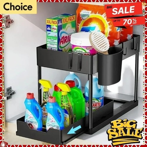 Tier under sink organizer - 2,