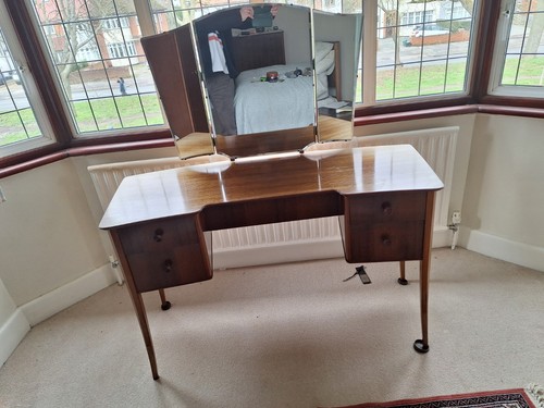 Wooden dressing make table - wooden, dressing/