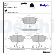 Front Disc Brake Brake Pad Set