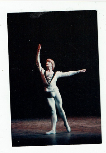 Postcard ballet colour photo - postcard,