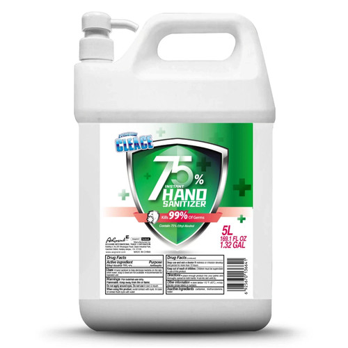 Alcohol hand sanitiser - 75%,
