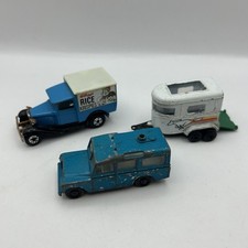 Vintage Matchbox Diecast Vehicles Lot / Bundle X3  1:64/1:76 Horse Box, Cars