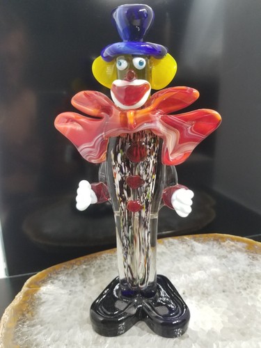 Vintage murano art glass clown - vintage,