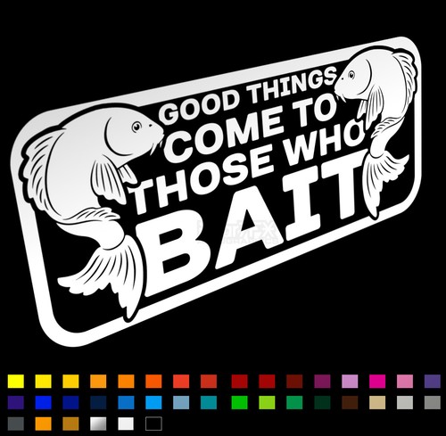 Carp fishing bait decal - fishing,