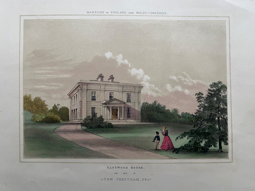 1850 antique print eastwood - antique,