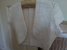 PHASE EIGHT BABYLON RIBBON STYLE BOLERO IVORY RRP £69