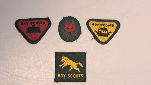 Boy scout vintage badges - boy,
