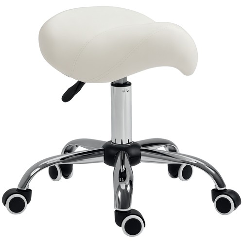 Homcom leather saddle - pu,