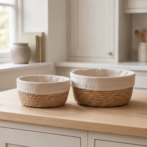 Set seagrass basket - 2, with