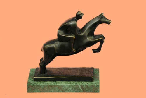 Wonderful pure bronze horse - bronze,