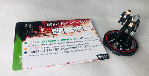 Horrorclix morty and chuckles - and,