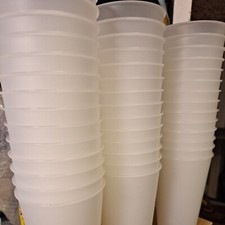 40 x 24oz Cold Cups with Lid & Straw Reusable tumbler DAMAGED! see description 