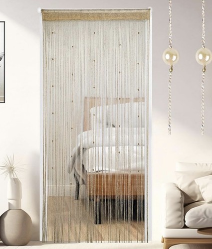 Beaded door curtain 100x200cm - curtain,