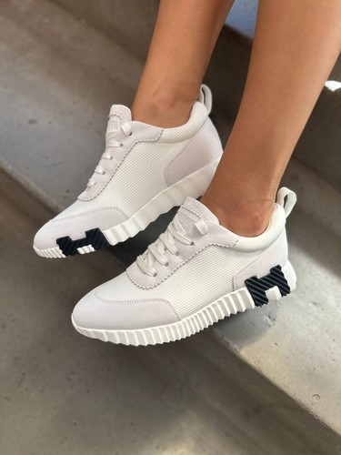 White hermès sneakers for - hermès,