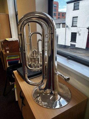 Besson 1000 tuba with hard - tuba,