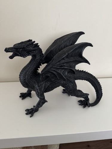 Dragon gothic statue figurine - statue,