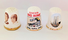 3 VINTAGE COLLECTABLE THIMBLES