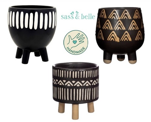 Garden plant pot - planter, leggy