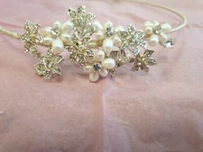 Tiara Wedding Pageant Bridal Diamante Headpiece Jewellery UK 1