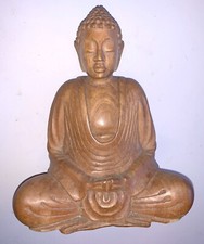 Wooden Buddha Carving - Hand