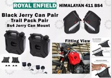 Fit For Royal Enfield "Himalayan 411 BS4 Black Jerry Can /Trail Pack/Mount"