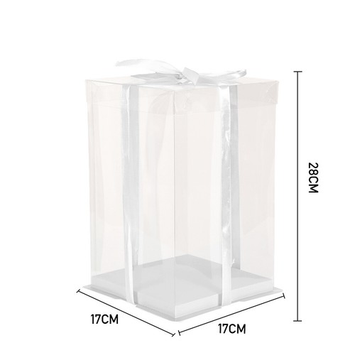 Large clear pvc - clear, boxes